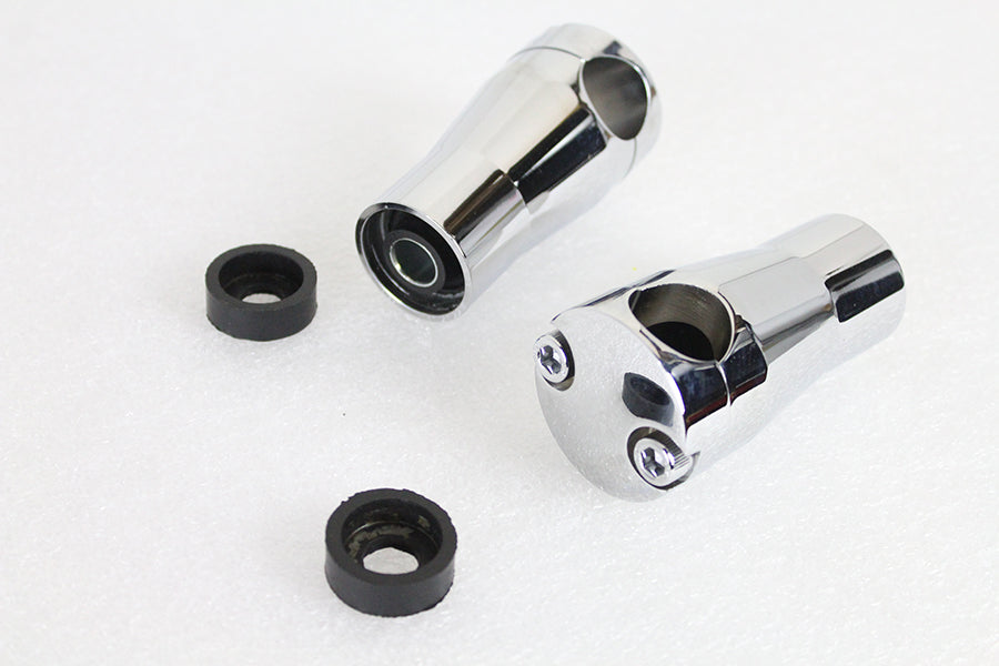 MCM 25-0819 Glide Riser Stem Set in chrome for 1949–1958 Harley-Davidson FL handlebar control