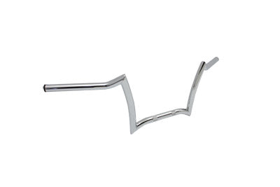 MCM H31-0227S 9-Inch Double Drop Z Handlebar Chrome