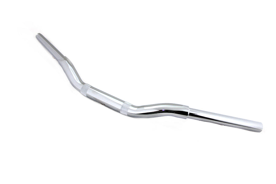 MCM 20244 2-Inch Drag Handlebar Without Indents, Chrome