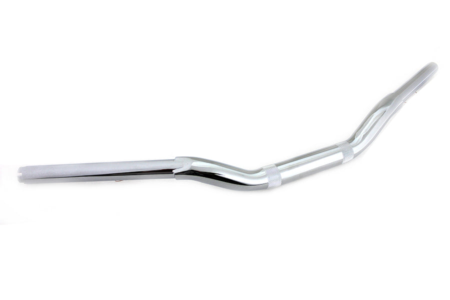 MCM 20244 2-Inch Drag Handlebar Without Indents, Chrome