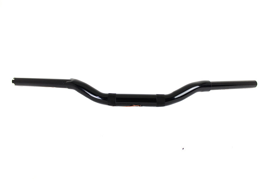 MCM 20244B 2-Inch Drag Handlebar Without Indents, Black
