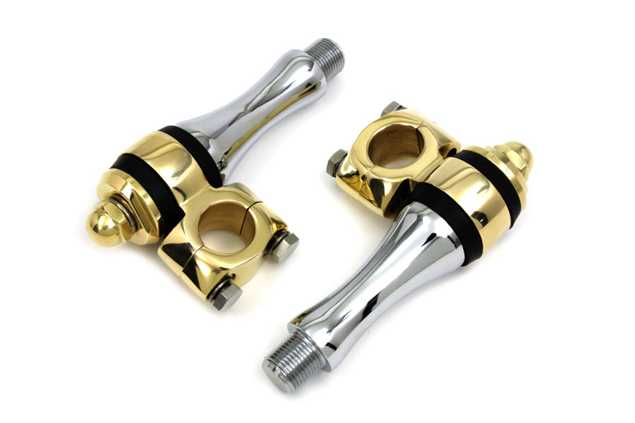 V-Twin 25-0984 Flanders riser kit for 1-inch handlebars, handlebar control hardware set