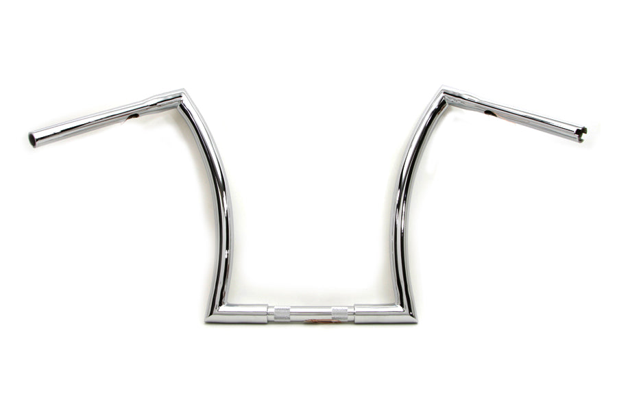 MCM 25-1146 16-inch Z handlebar with indents in chrome finish