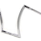 MCM 25-1146 16-inch Z handlebar with indents in chrome finish