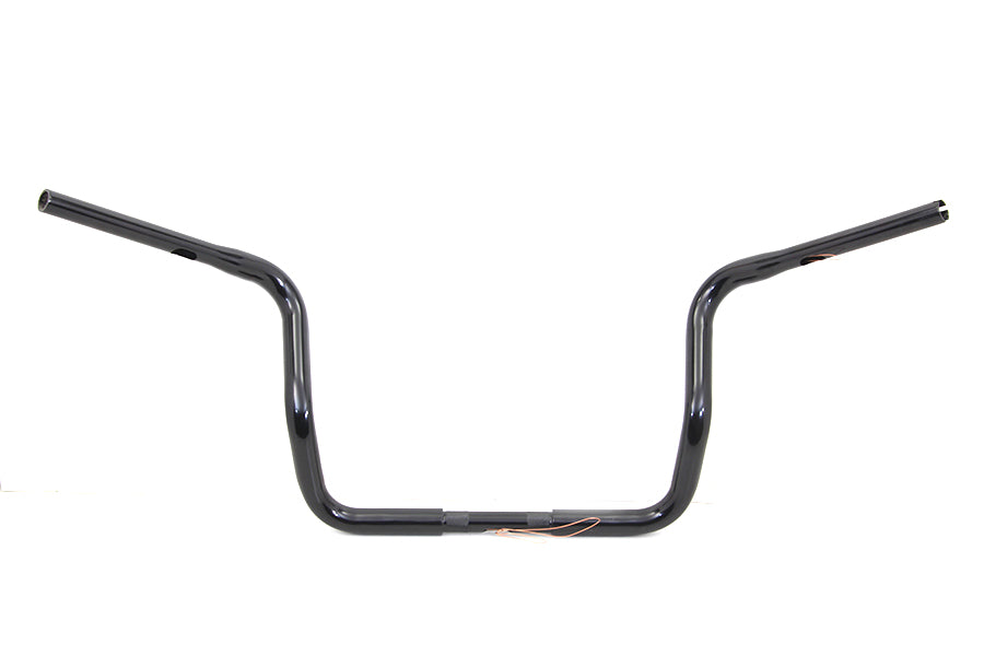 MCM 20096NB 11-inch ape hanger handlebar, black handlebar control component posture and design velos