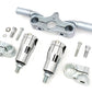 V-Twin Spring Fork Glide riser and tree kit for motorcycle handlebar control, model 25-1167
