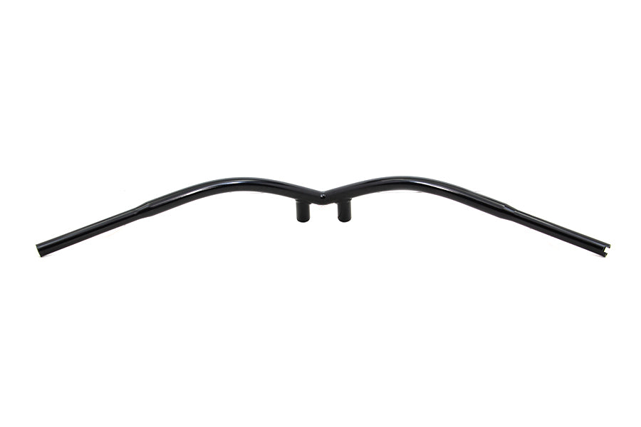 MCM 20139B V-Bar Handlebar with Indents, motorcycle handlebar control component