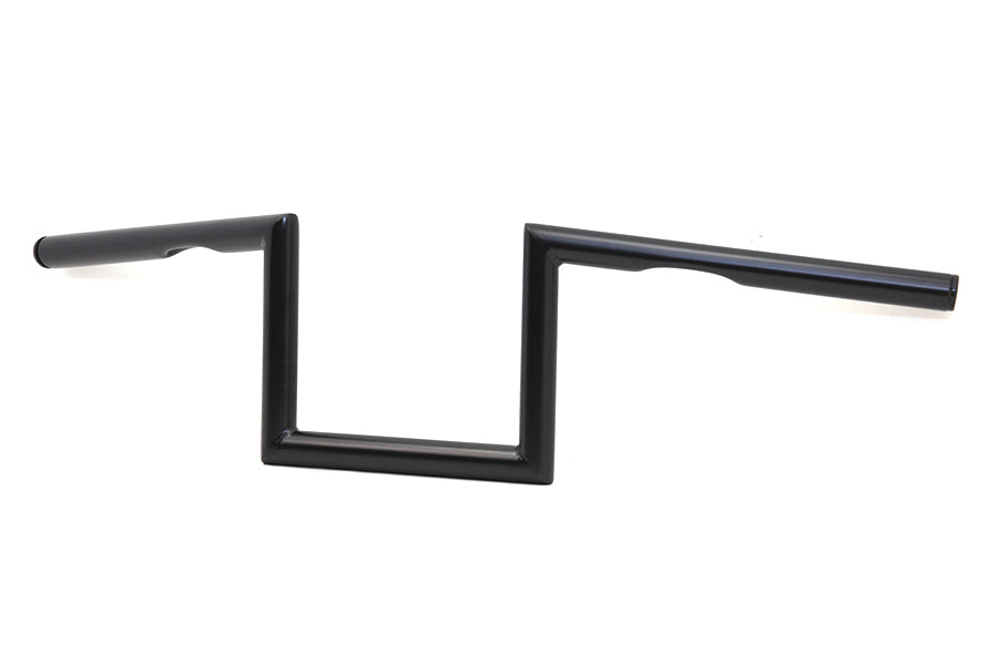 MCM 20239B 7-inch black Z handlebar with indents, handlebar control for motorcycles