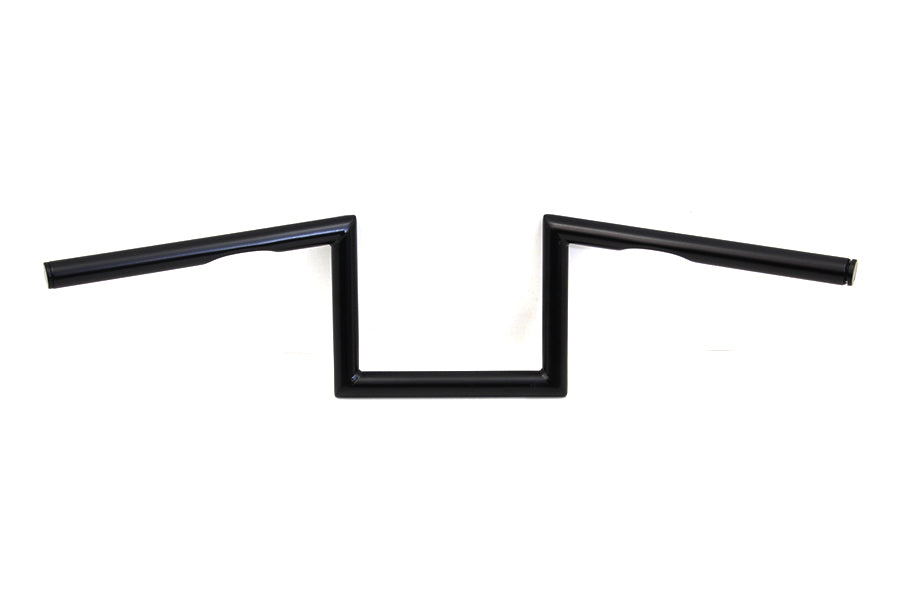 MCM 20239B 7-inch black Z handlebar with indents, handlebar control view