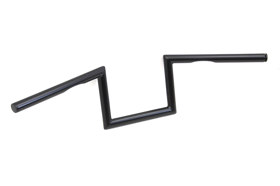 MCM 20239B 7-inch black Z handlebar with indents for handlebar control