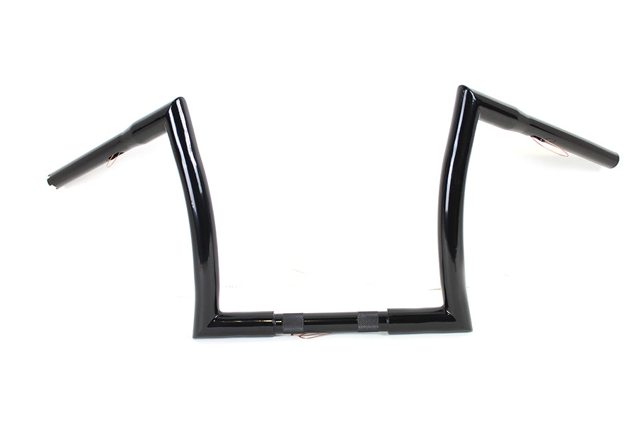 MCM 20145B 12-inch black Z handlebar control without indents