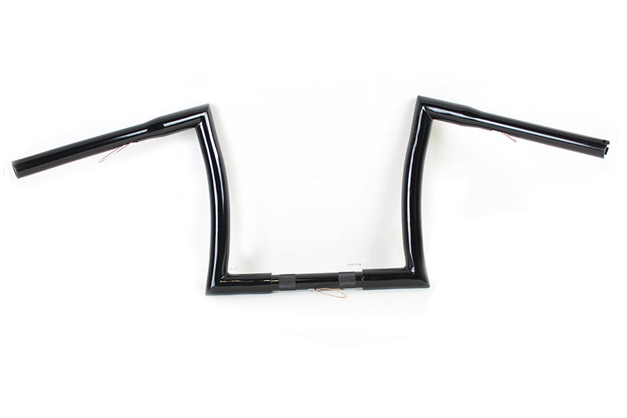 MCM 20145B 12-inch black Z handlebar control without indents