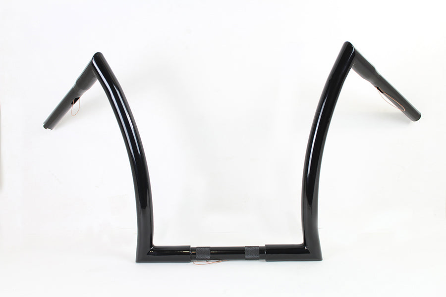MCM 20147B 16-Inch Z Handlebar with Indents, Black