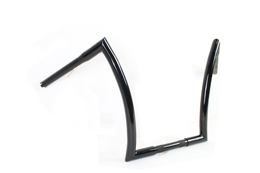 MCM 20147B 16-Inch Z Handlebar with Indents, Black