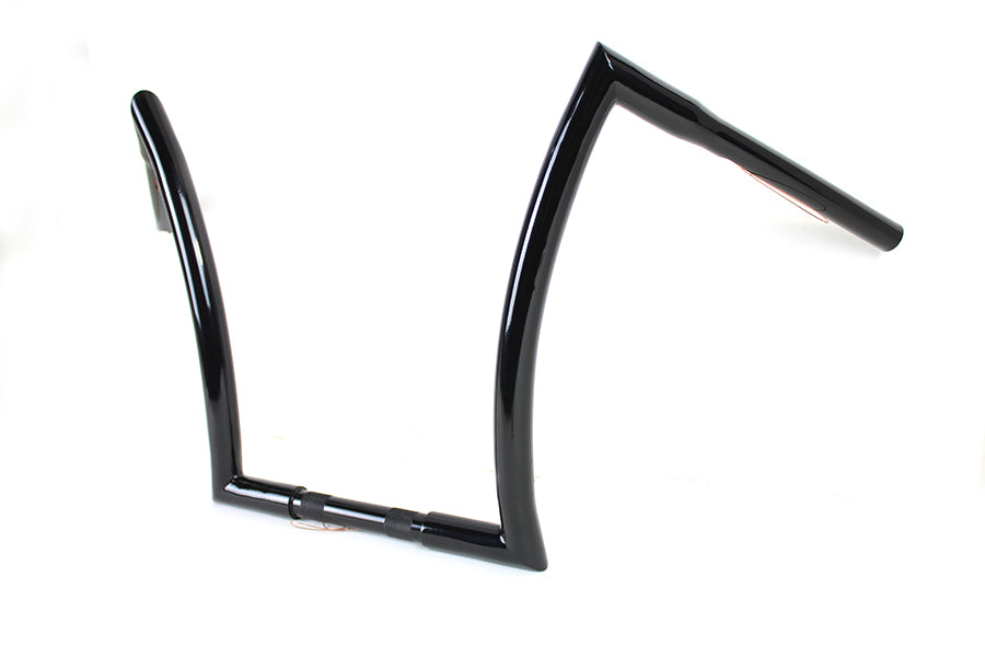 MCM 20147B 16-Inch Z Handlebar with Indents, Black
