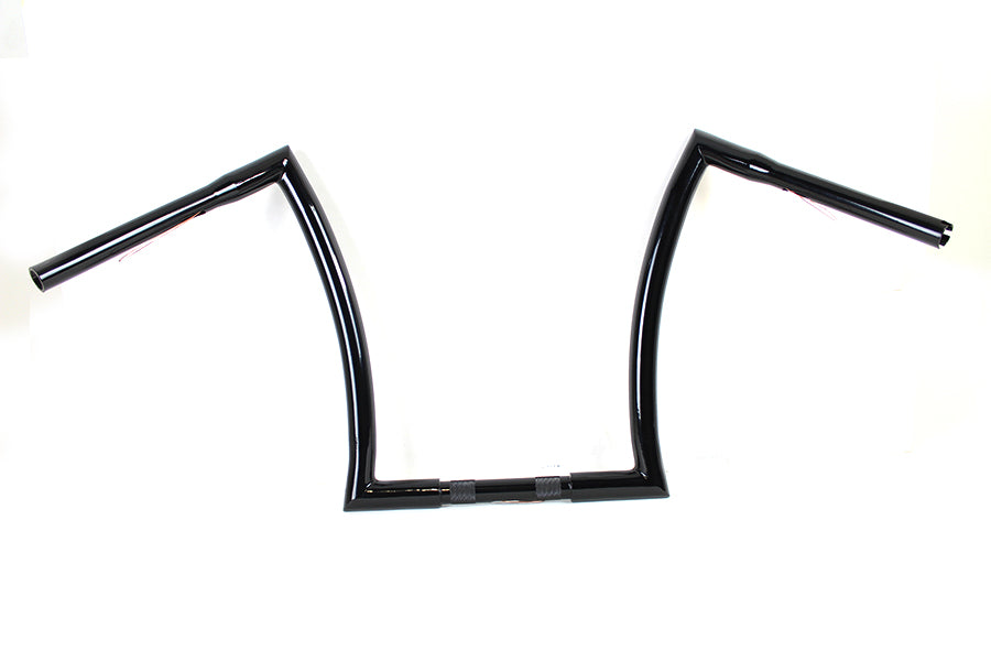 MCM 20147B 16-Inch Z Handlebar with Indents, Black