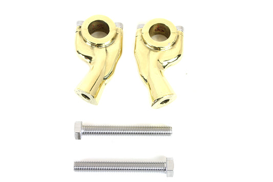 MCM H57-6088BR 1-inch pullback brass riser set for handlebar controlաժողով