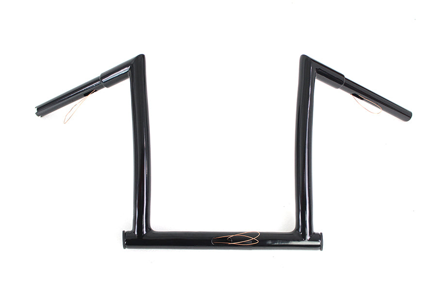 MCM 20270B 14-inch ChiZeled Z-Bar handlebar control with raised, angled design