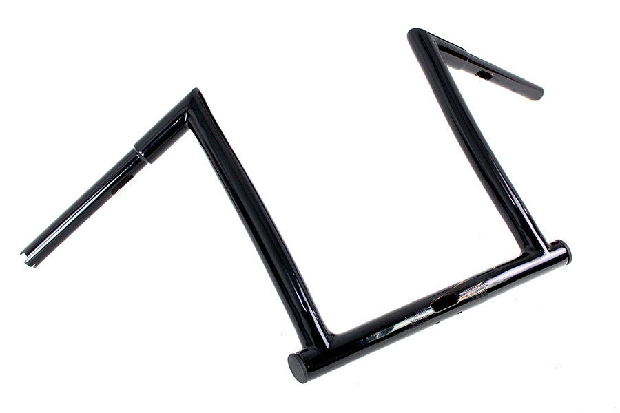 MCM 20270B 14-inch ChiZeled Z-Bar handlebar control with distinctive Z-shaped design