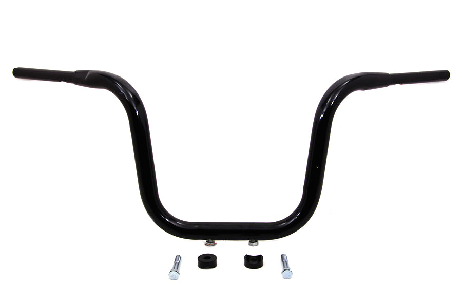 MCM 20154B 14-inch multi-bar handlebar control in black metal with multiple mounting points