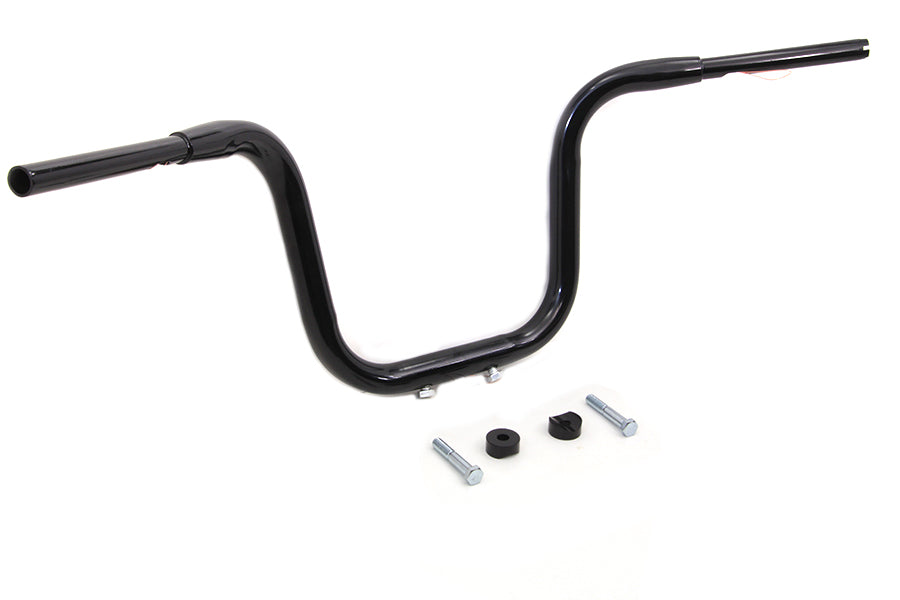 MCM 20154B 14-inch multi-bar handlebar control in black finish