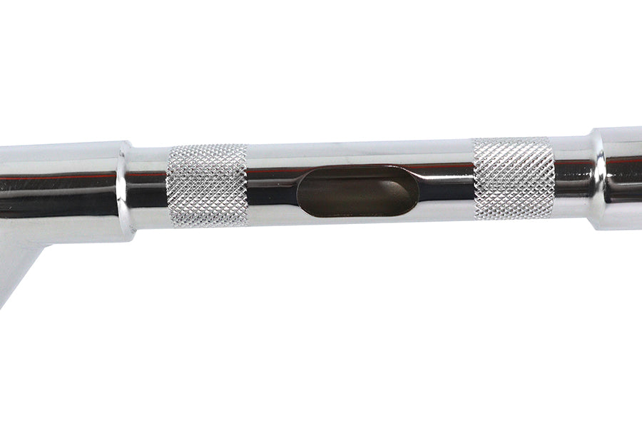 AEE 20319 chrome V-bar 1-1/4-inch handlebar for motorcycle handlebar control setup