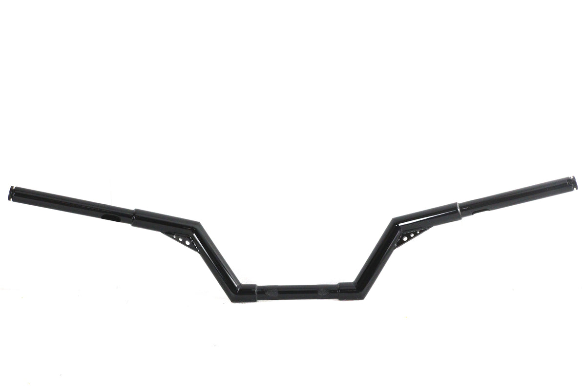 AEE 20319B V-Bar 1-1/4 inch black handlebar control with angled bar design