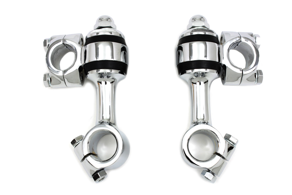 MCM Flanders 25-1946 handlebar riser set for Harley-Davidson FL and G models