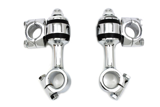 MCM Flanders 25-1946 handlebar riser set for Harley-Davidson FL and G models