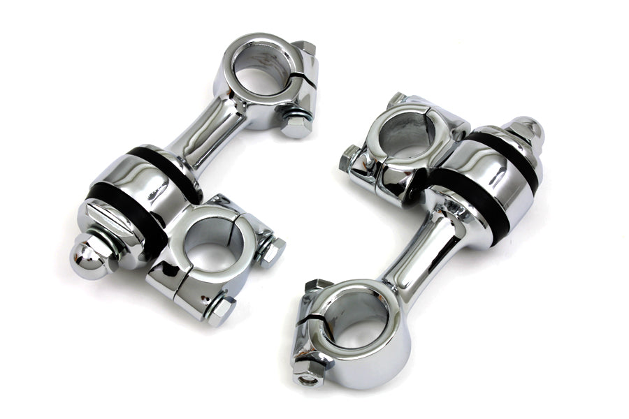 MCM Flanders 25-1946 handlebar riser set for Harley-Davidson FL and G models