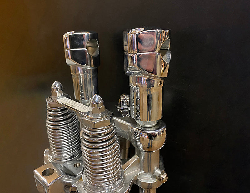 V-Twin 66142 FXSTS Riser Kit Chrome for 1-Inch Handlebars