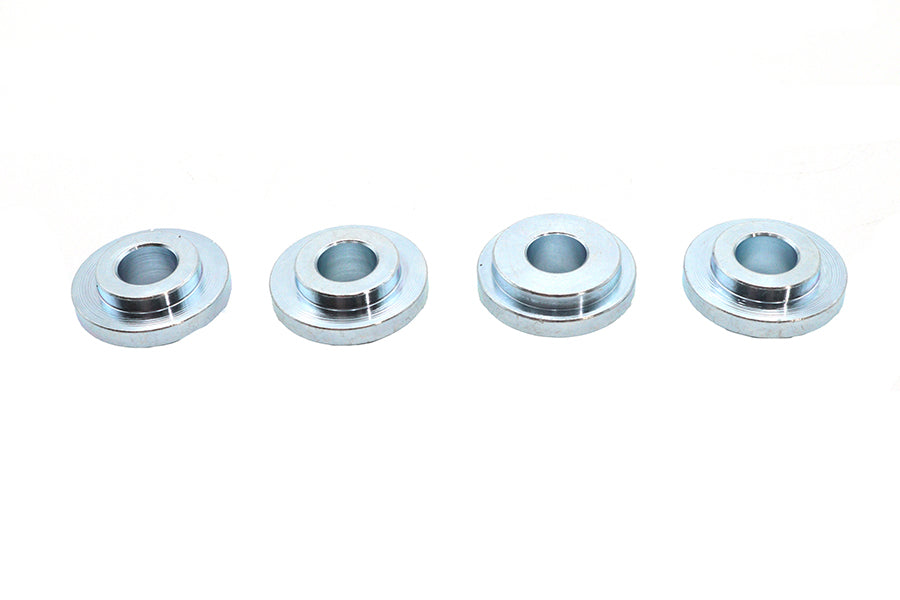 MCM 31-0069 solid handlebar riser mount kit for handlebar control, shown in black metal finish