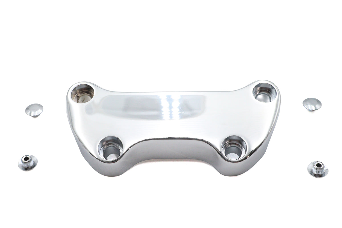 MCM 25-2104 smooth riser top clamp chrome handlebar control, part number 19022