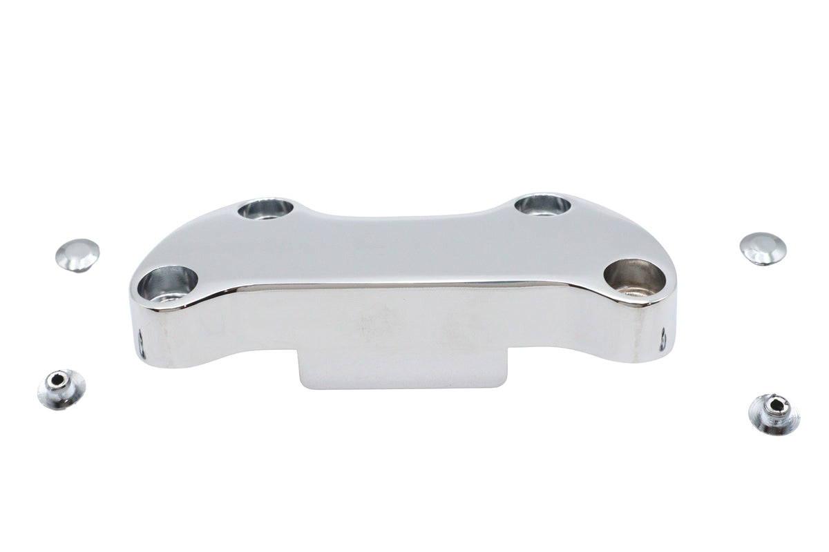 MCM 25-2104 smooth riser top clamp chrome handlebar control, part 19022