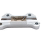 MCM 25-2104 smooth riser top clamp chrome handlebar control, part 19022