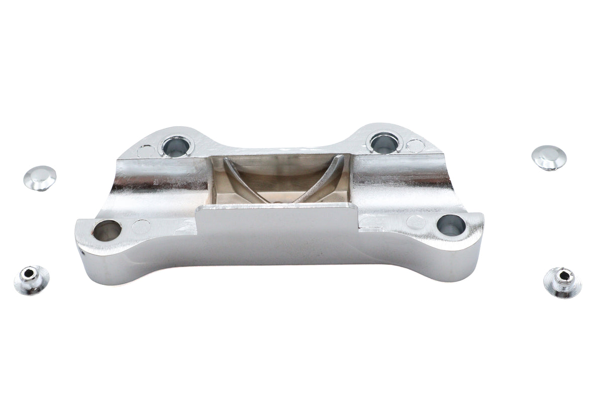MCM 25-2104 smooth riser top clamp chrome handlebar control, part 19022