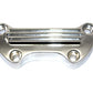 MCM 03-0107O finned riser top clamp in chrome for handlebar controls