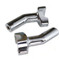 MCM 13623S4 4-1/2-inch pullback riser stem for handlebar control, chrome finish