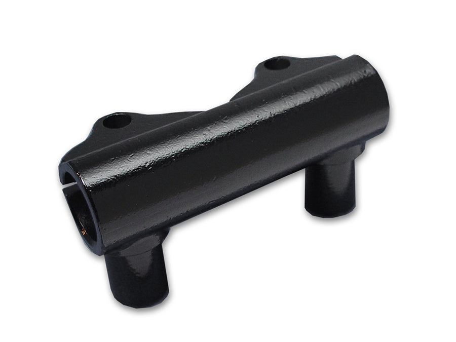 MCM 56104-52 replica handlebar riser clamp in black for handlebar control assemblies