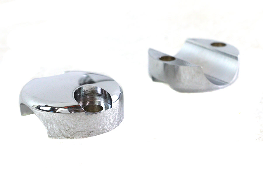 MCM 25-2137 chrome replica Glide riser top set for handlebar control-vesm