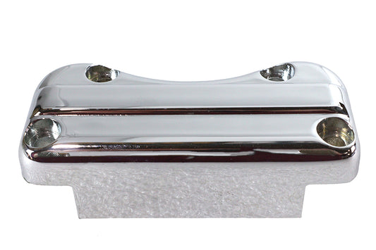 MCM 25-2138 chrome antique top riser clamp handlebar control close-up