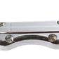 MCM 25-2138 chrome antique top riser clamp handlebar control viewed on a white background