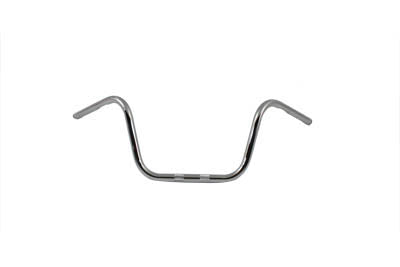 MCM 31-0144S 10-Inch Chrome Ape Hanger Handlebar with Indents