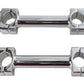 Paughco 357 5-inch chrome dog bone riser set for motorcycle handlebar control