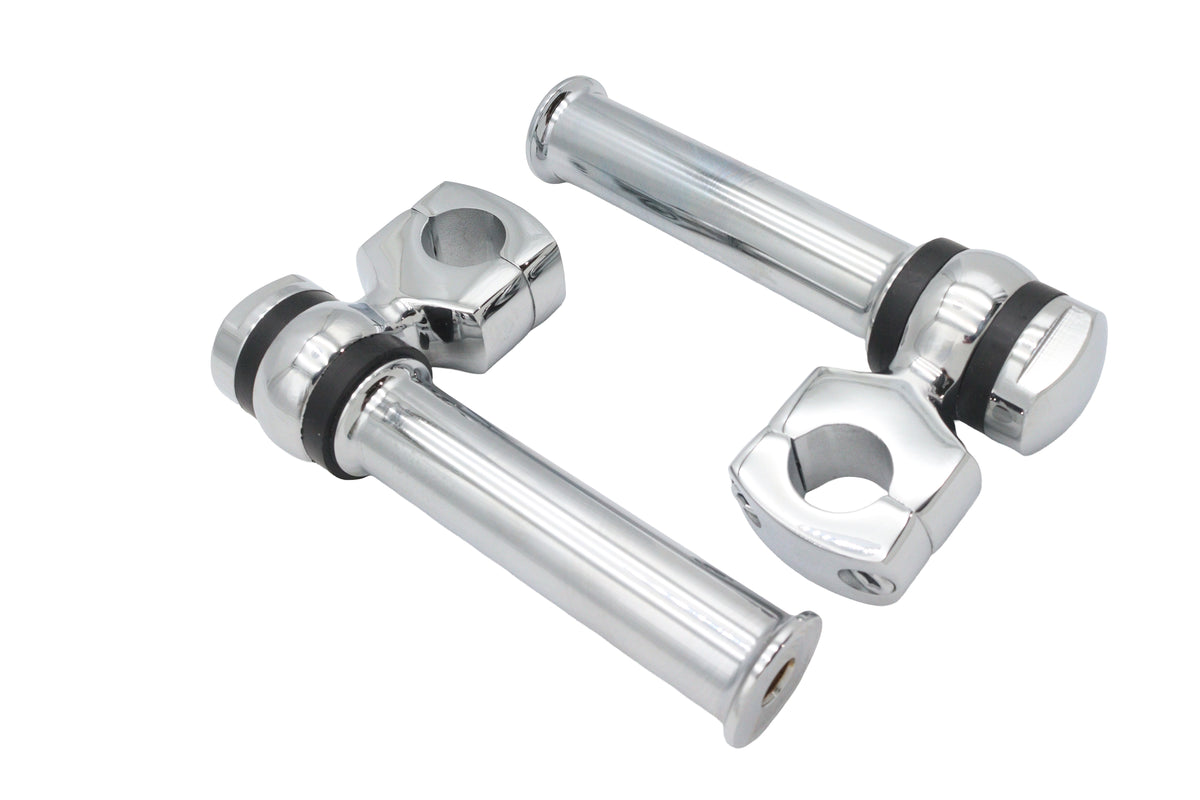 MCM 57-0014 5-1/4-Inch Offset Dog Bone Riser Set, Chrome