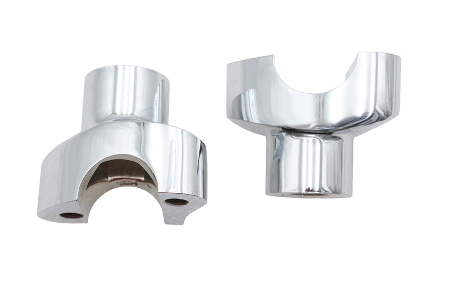 MCM 57-6017B 1.7-Inch Buffalo Riser Set, Chrome