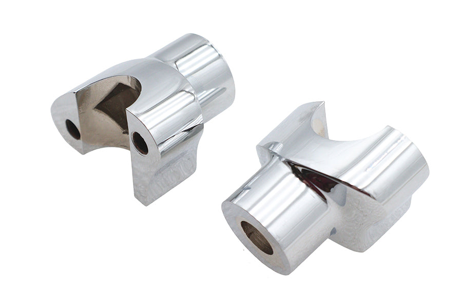 MCM 57-6017B 1.7-Inch Buffalo Riser Set, Chrome
