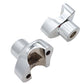 MCM 57-6017B 1.7-Inch Buffalo Riser Set, Chrome