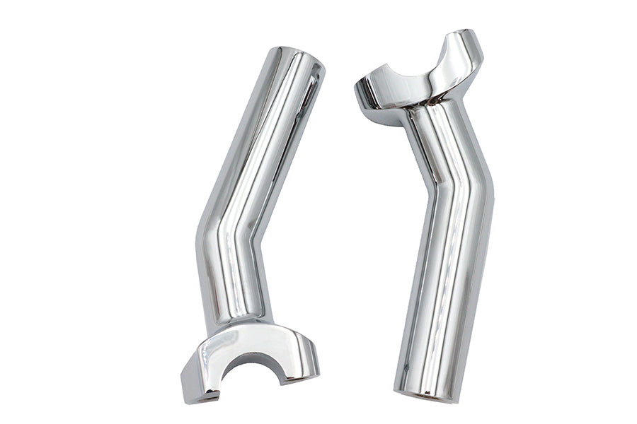 MCM 57-6027B 5-1/2-Inch Pullback Riser Set, Chrome
