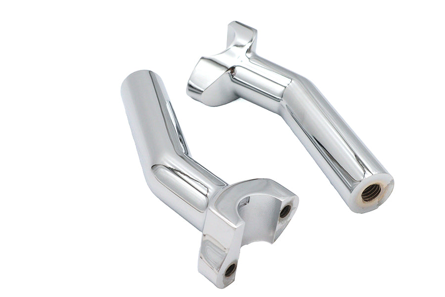MCM 57-6027B 5-1/2-Inch Pullback Riser Set, Chrome
